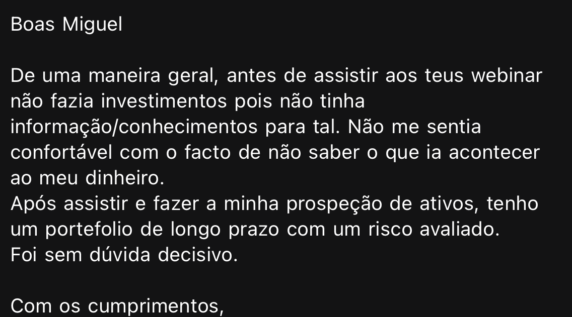 Testemunho de Francisco